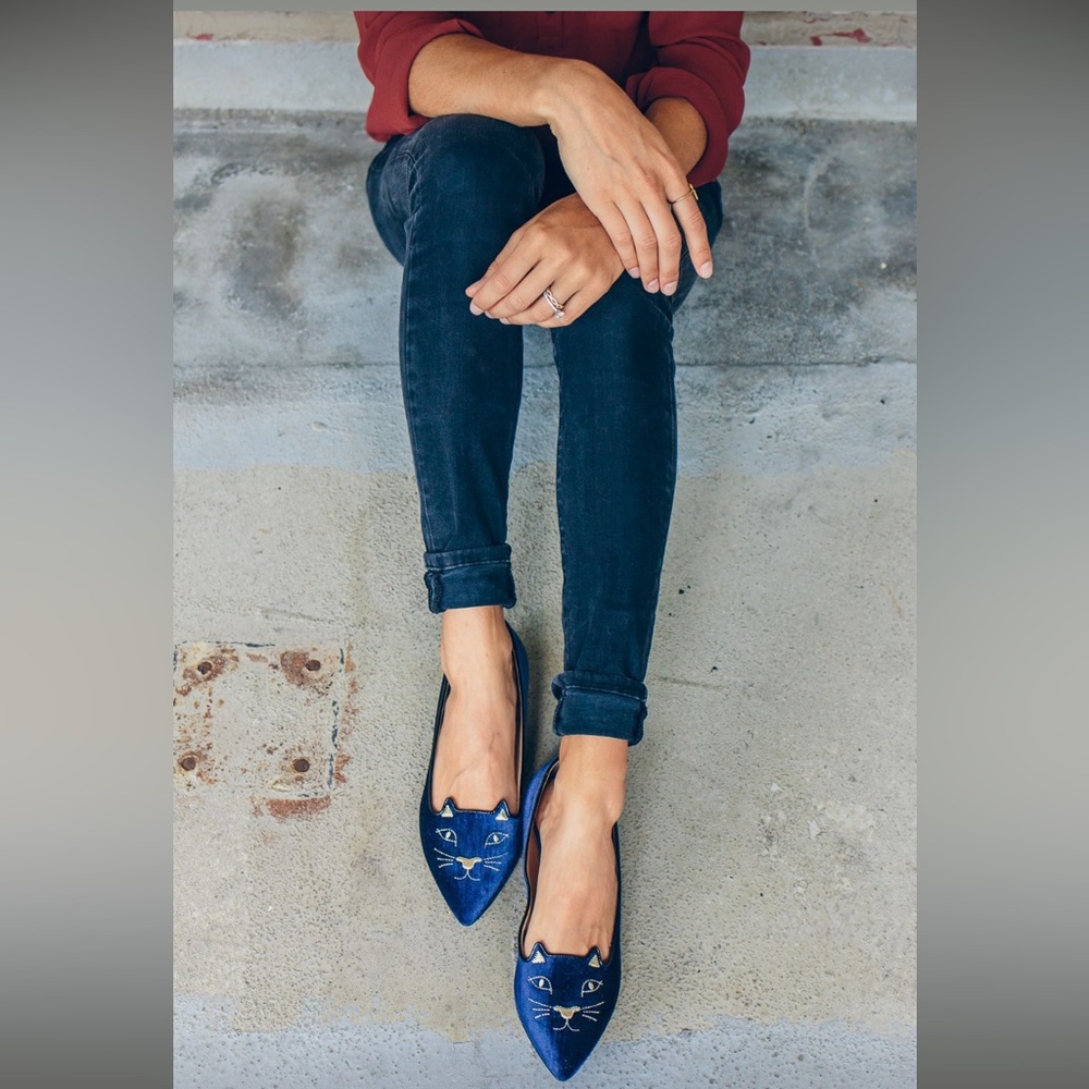 Charlotte Olympia Mid Century Kitty Flats - New in Box - Sz. 41 - Picture 2 of 11